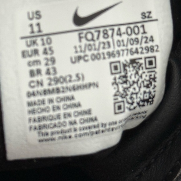 Nike Air Jordan ADG 5 Low Golf Shoes Black Red Bred FQ7874-001 Men’s Sizes Wide - Picture 12 of 13